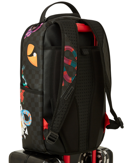 SPRAYGROUND® LUGGAGE SNAKES ON A HARDSHELL CARRY-ON LUGGAGE