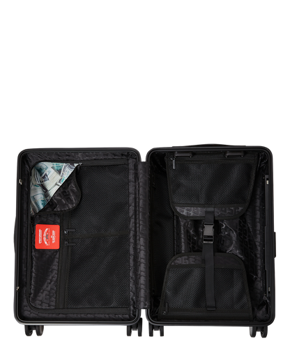 SPRAYGROUND® LUGGAGE GLOBAL MOGUL UNLIMITED MILES SHARKNAUTICS HARDSHELL CARRY-ON LUGGAGE