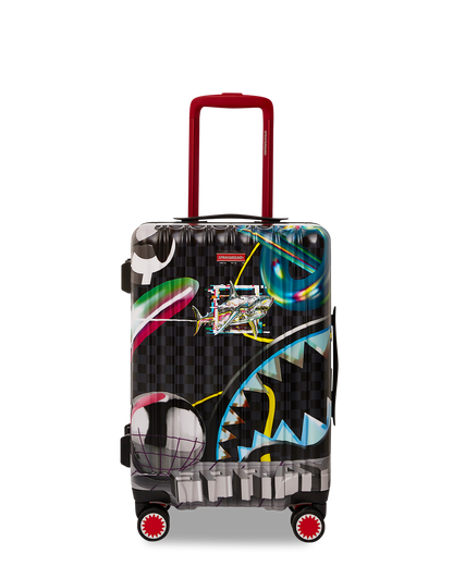 SPRAYGROUND® LUGGAGE MIND TRIP SHARK DOSE SHARKNAUTICS HARDSHELL CARRY-ON LUGGAGE