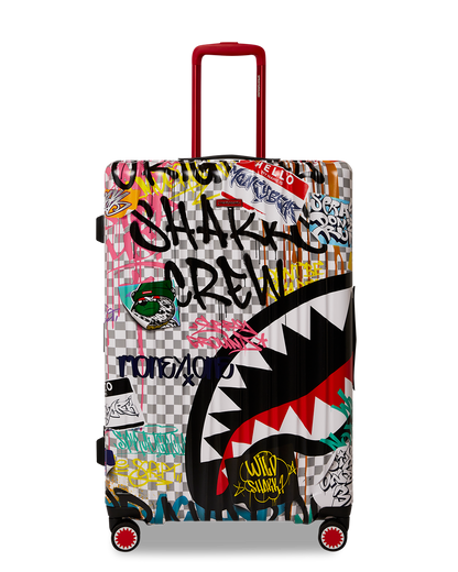 SPRAYGROUND® LUGGAGE CREATE ANOTHER DAY SHARKNAUTICS HARDSHELL FULL-SIZE LUGGAGE
