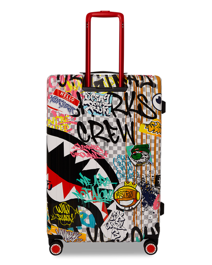 SPRAYGROUND® LUGGAGE CREATE ANOTHER DAY SHARKNAUTICS HARDSHELL FULL-SIZE LUGGAGE
