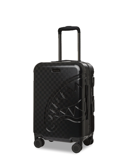 SPRAYGROUND® LUGGAGE SPRITZ GREY CHECK CARRY-ON LUGGAGE