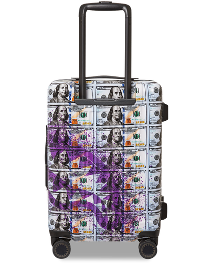 SPRAYGROUND® LUGGAGE BILLIONS IN THE BANK HARD SHELL CARRY-ON LUGGAGE