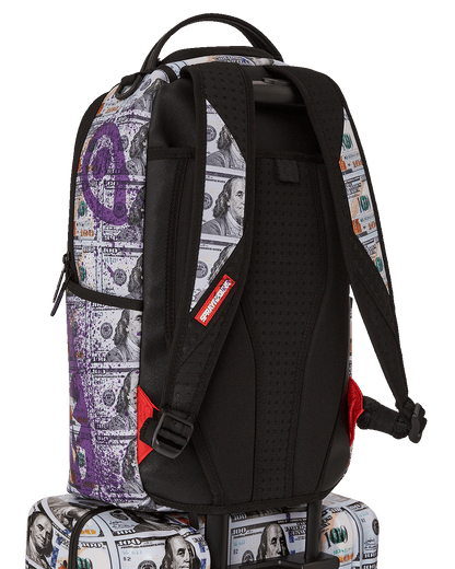 SPRAYGROUND® LUGGAGE BILLIONS IN THE BANK HARD SHELL CARRY-ON LUGGAGE