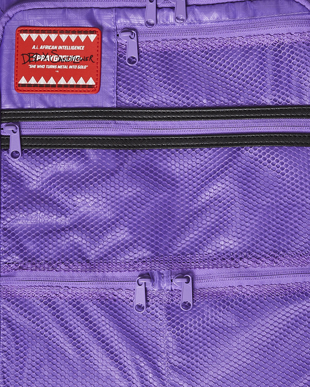 SPRAYGROUND® LUGGAGE AFRICAN INTELLIGENCE 12 BROOKLYN & BEYOND CARRY-ON LUGGAGE - SANDFLOWER COLLAB