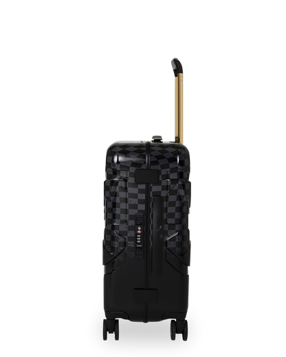 SPRAYGROUND® LUGGAGE SPRITZ BLACK CARRY-ON LUGGAGE