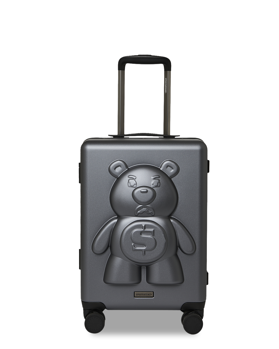 SPRAYGROUND® LUGGAGE MONEYBEAR MOGUL GUNMETAL CARRY-ON LUGGAGE