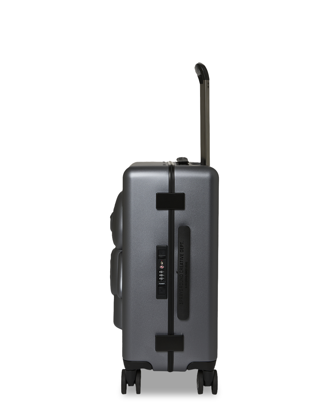 SPRAYGROUND® LUGGAGE MONEYBEAR MOGUL GUNMETAL CARRY-ON LUGGAGE