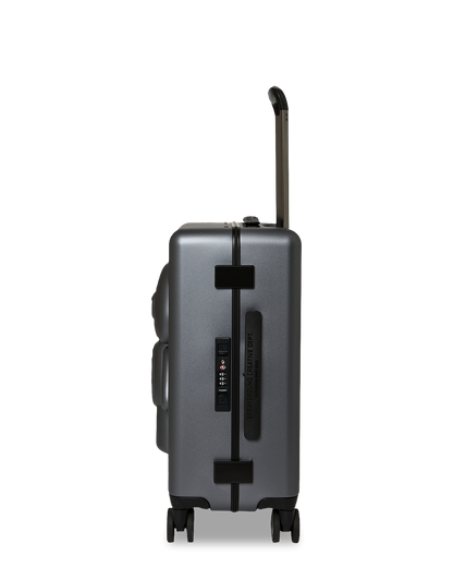 SPRAYGROUND® LUGGAGE MONEYBEAR MOGUL GUNMETAL CARRY-ON LUGGAGE