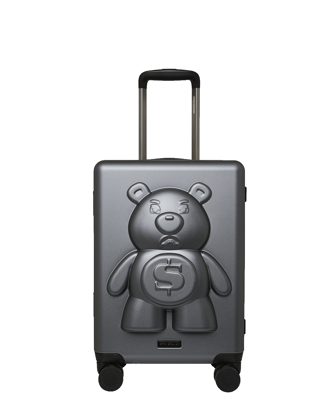 SPRAYGROUND® LUGGAGE MONEYBEAR MOGUL GUNMETAL CARRY-ON LUGGAGE