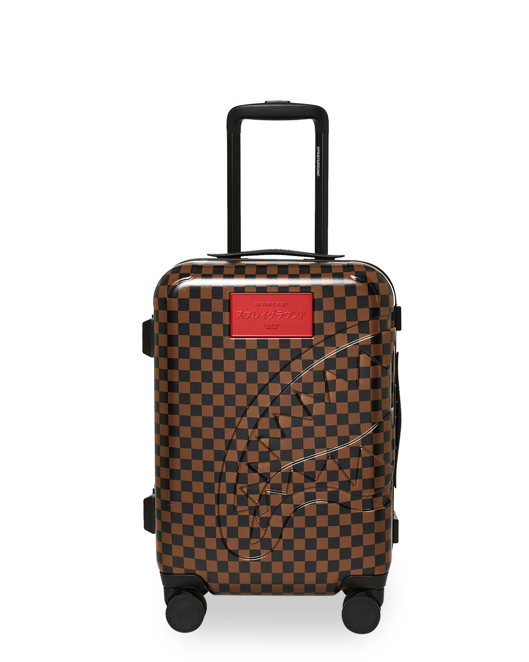 SPRAYGROUND® LUGGAGE RED REDEMPTION CARRY-ON LUGGAGE