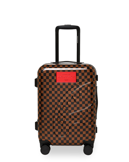 SPRAYGROUND® LUGGAGE RED REDEMPTION CARRY-ON LUGGAGE
