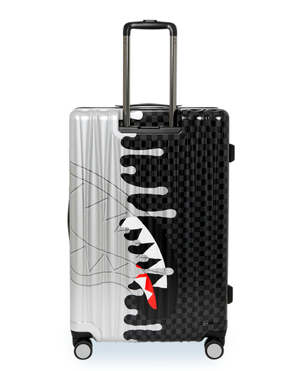 SPRAYGROUND® LUGGAGE SILVER SIDE DRIP FULL-SIZE LUGGAGE