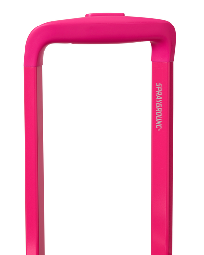 SPRAYGROUND® LUGGAGE PINK SHARKS IN PARIS PATCH CARRY-ON LUGGAGE