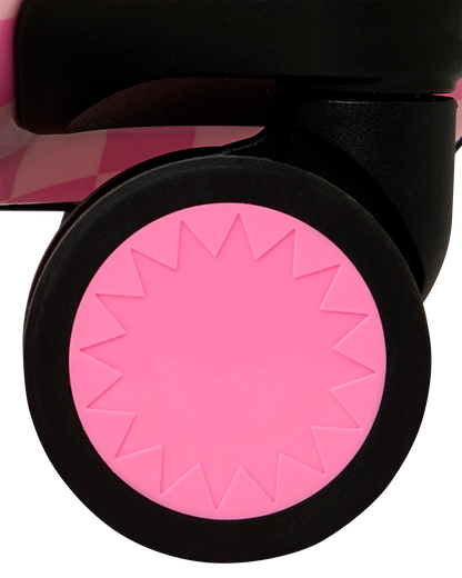 SPRAYGROUND® LUGGAGE PINK SHARKS IN PARIS PATCH CARRY-ON LUGGAGE