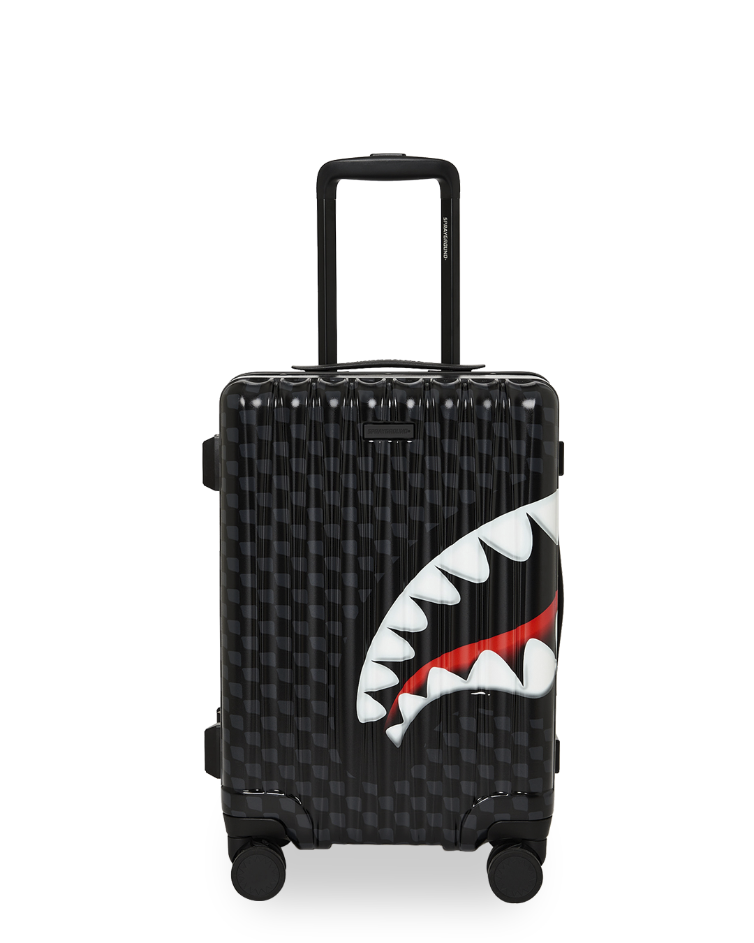 SPRAYGROUND® LUGGAGE SHARKS IN PARIS BALLOON BLACK CARRY-ON LUGGAGE