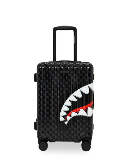 SPRAYGROUND® LUGGAGE SHARKS IN PARIS BALLOON BLACK CARRY-ON LUGGAGE