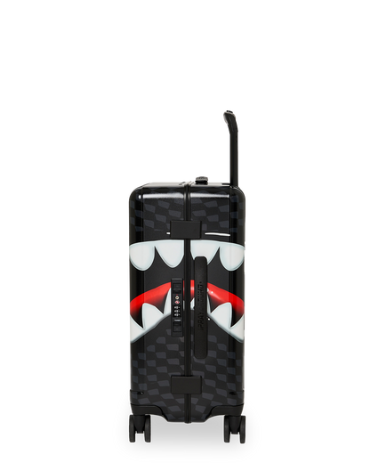 SPRAYGROUND® LUGGAGE SHARKS IN PARIS BALLOON BLACK CARRY-ON LUGGAGE