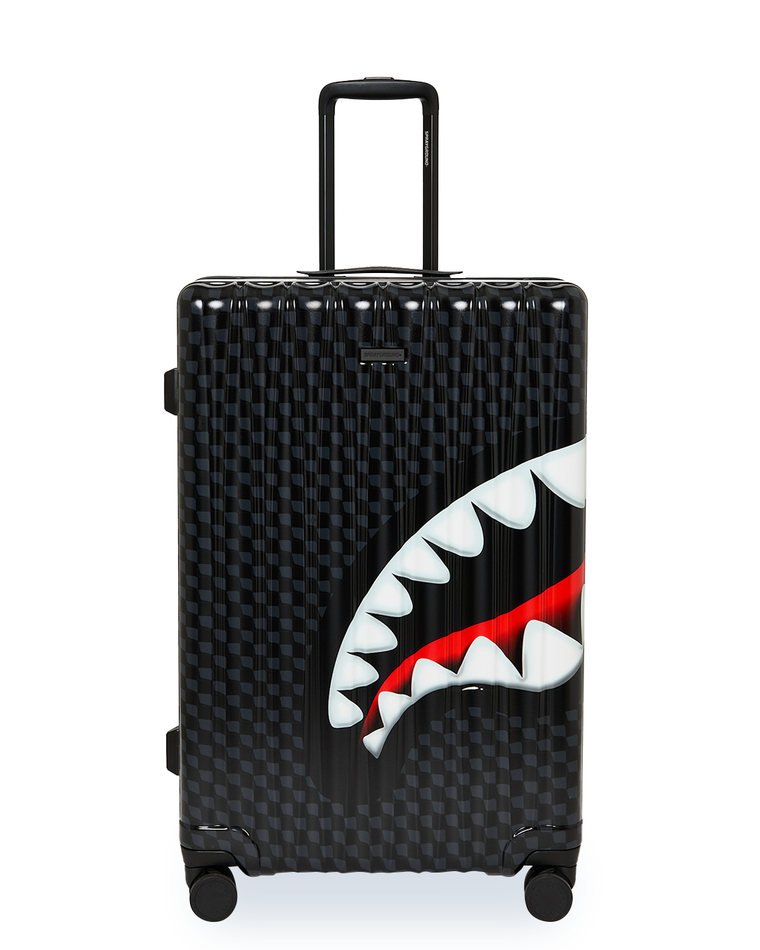 SPRAYGROUND® LUGGAGE SHARKS IN PARIS BALLOON BLACK FULL-SIZE LUGGAGE