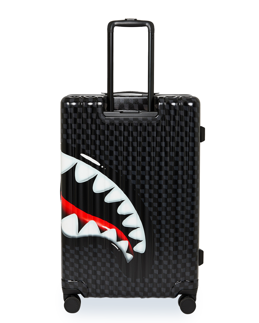 SPRAYGROUND® LUGGAGE SHARKS IN PARIS BALLOON BLACK FULL-SIZE LUGGAGE