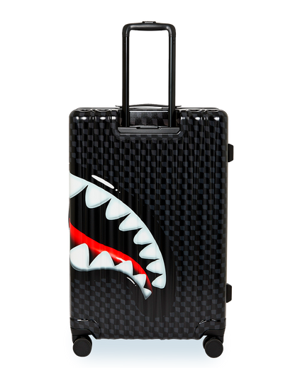 SPRAYGROUND® LUGGAGE SHARKS IN PARIS BALLOON BLACK FULL-SIZE LUGGAGE