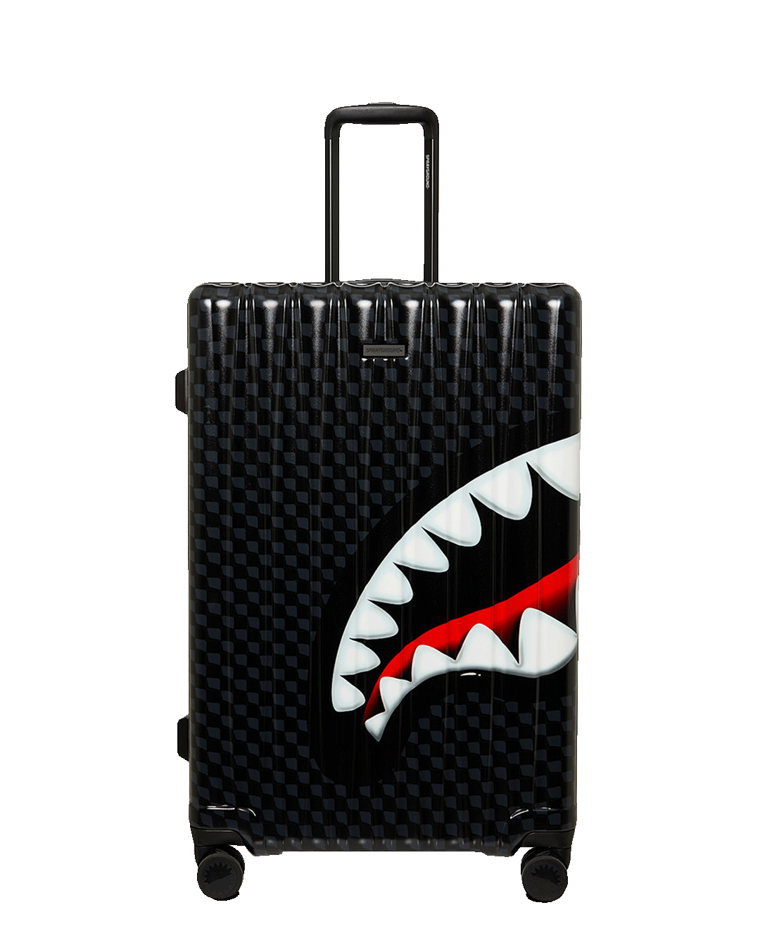 SPRAYGROUND® LUGGAGE SHARKS IN PARIS BALLOON BLACK FULL-SIZE LUGGAGE