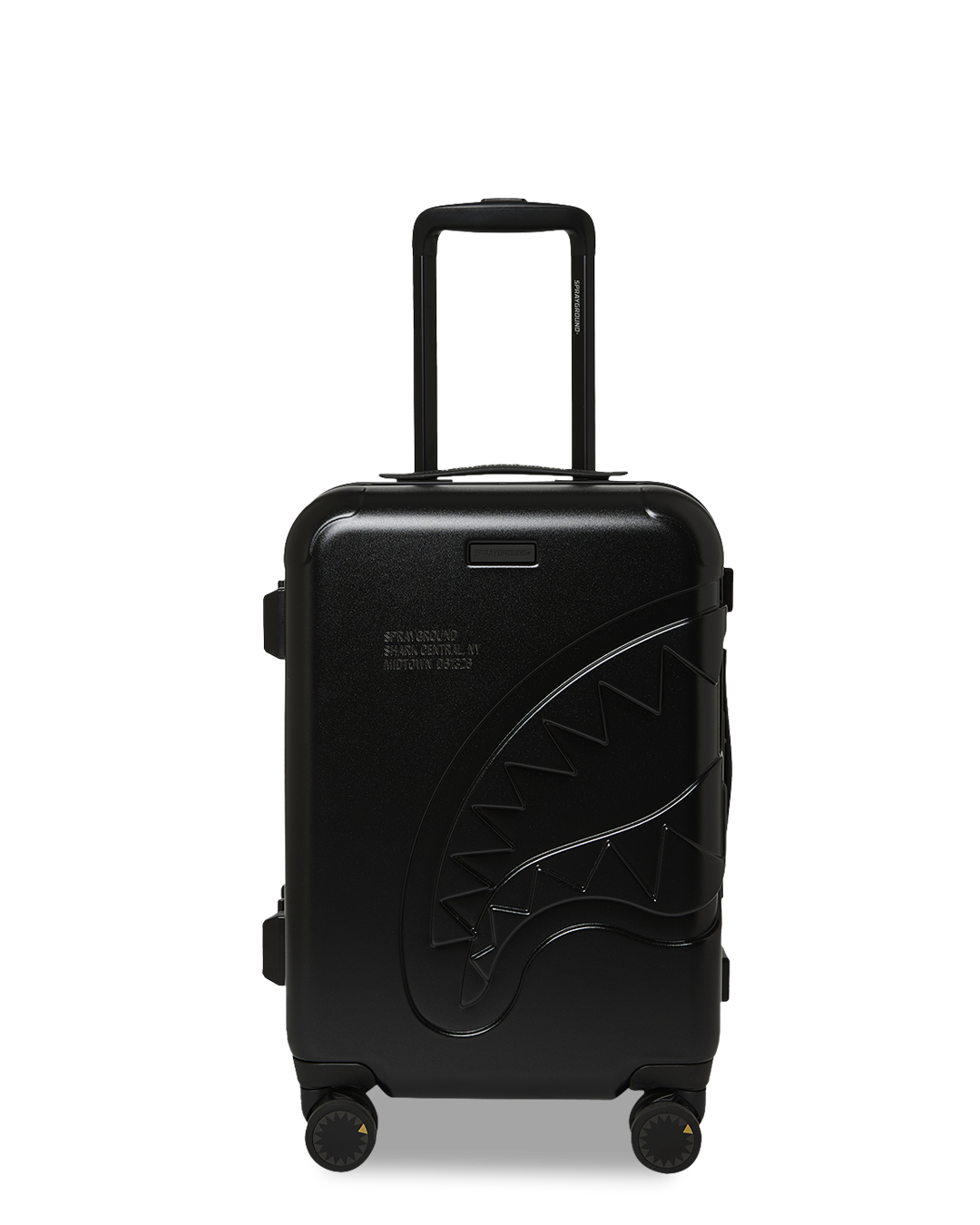 SPRAYGROUND® LUGGAGE THE GOLDEN FANG SHARK CARRY-ON LUGGAGE