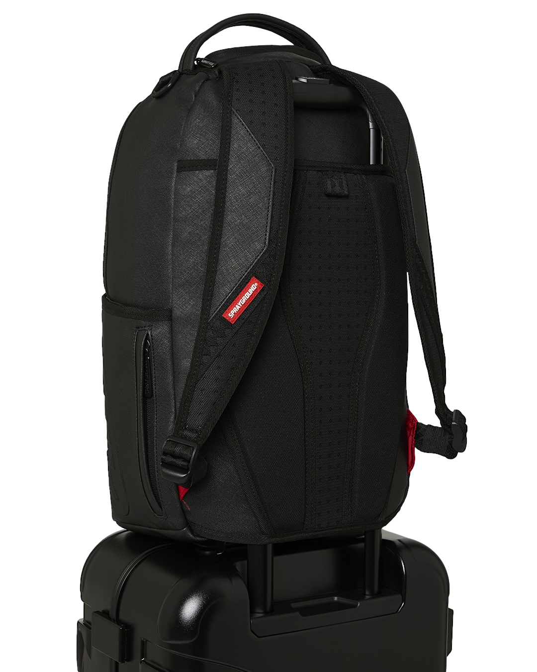 SPRAYGROUND® LUGGAGE THE GOLDEN FANG SHARK CARRY-ON LUGGAGE