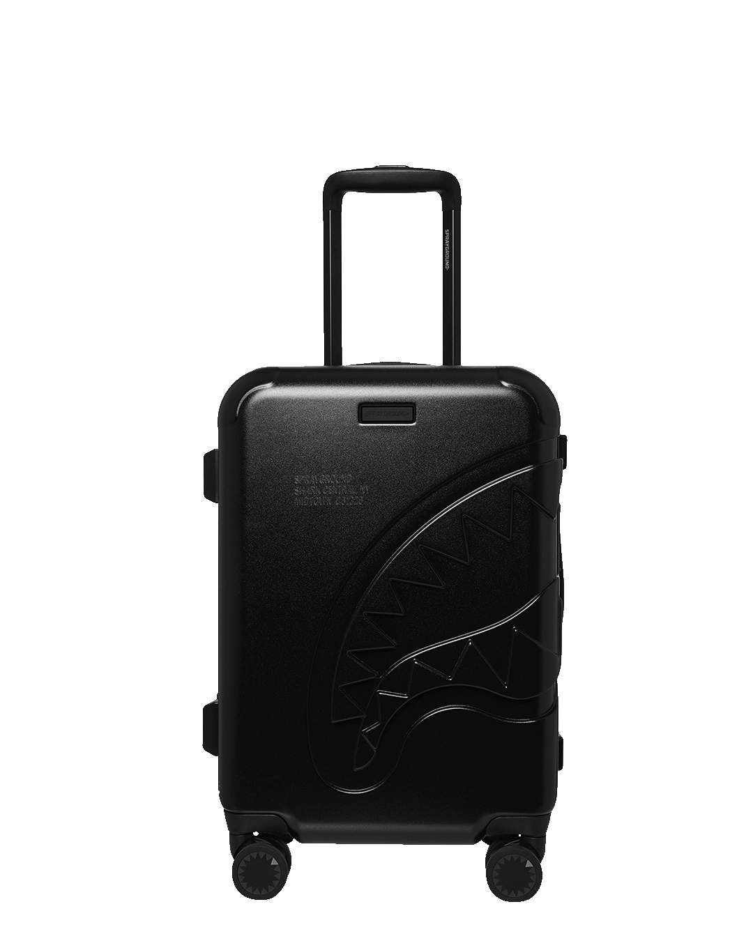 SPRAYGROUND® LUGGAGE THE GOLDEN FANG SHARK CARRY-ON LUGGAGE