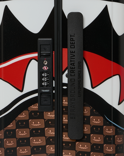 SPRAYGROUND® LUGGAGE SHARKS IN PARIS GRIN & GRIND CARRY-ON LUGGAGE