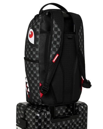 SPRAYGROUND® LUGGAGE SHARKS IN PARIS WTF BUBBLY BLACK CHECK CARRY-ON LUGGAGE