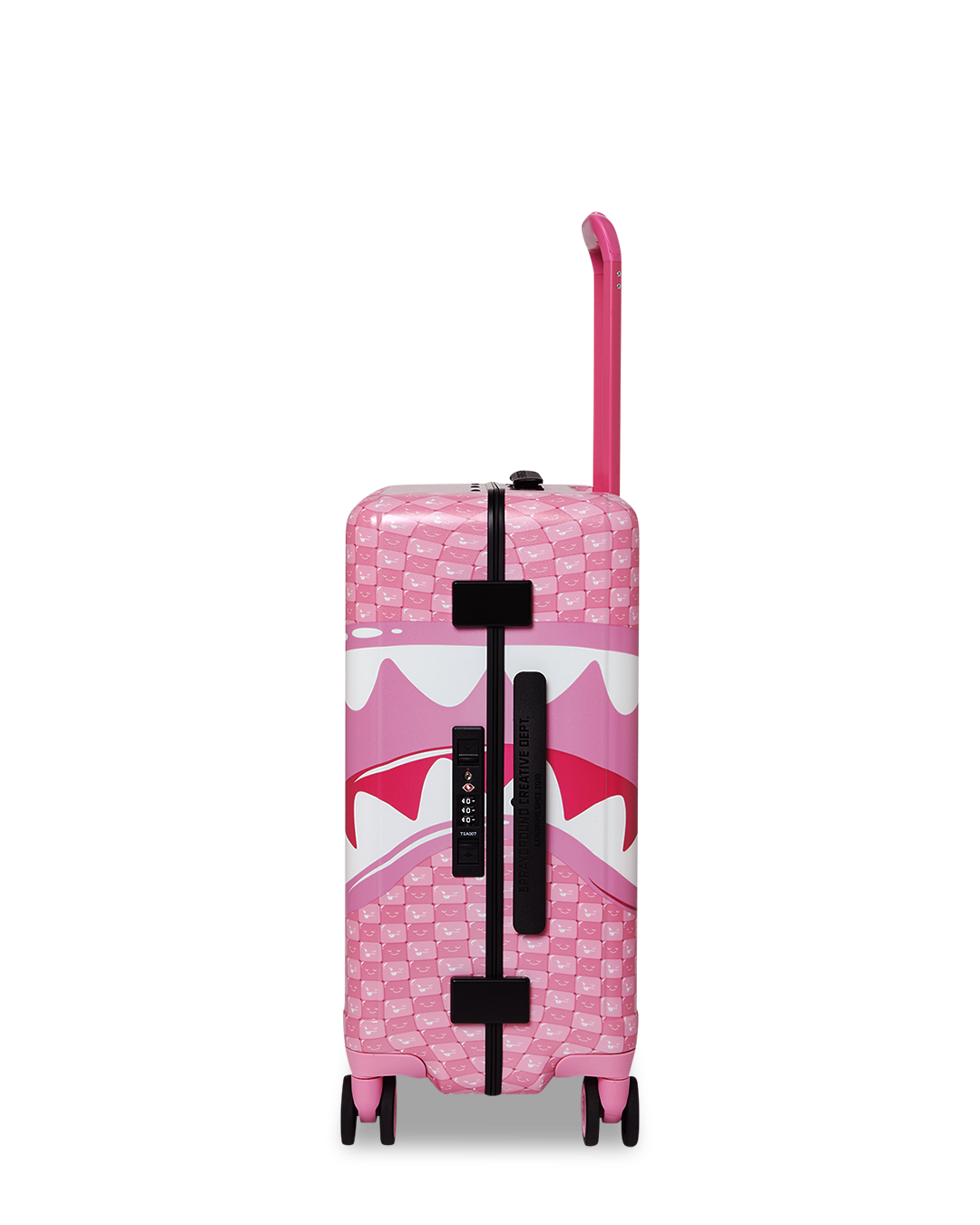 SPRAYGROUND® LUGGAGE SHINOBI SHARKS IN PARIS (PINK) CARRY-ON LUGGAGE