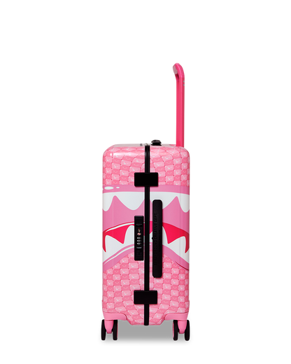 SPRAYGROUND® LUGGAGE SHINOBI SHARKS IN PARIS (PINK) CARRY-ON LUGGAGE