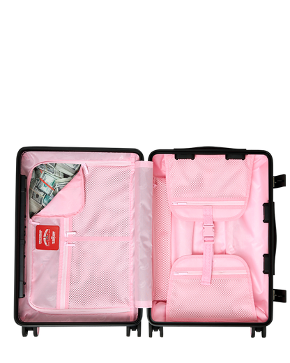 SPRAYGROUND® LUGGAGE SHINOBI SHARKS IN PARIS (PINK) CARRY-ON LUGGAGE