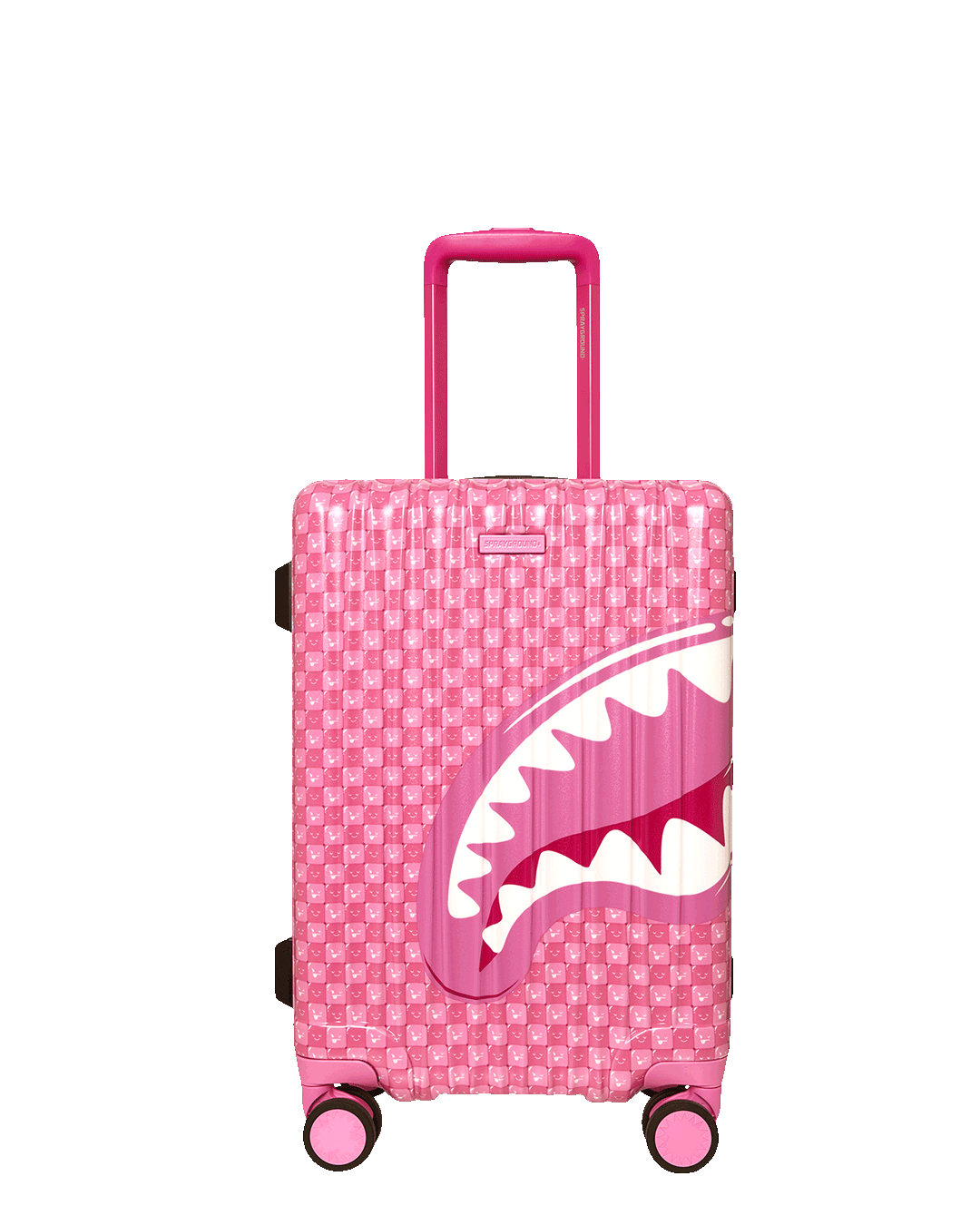 SPRAYGROUND® LUGGAGE SHINOBI SHARKS IN PARIS (PINK) CARRY-ON LUGGAGE