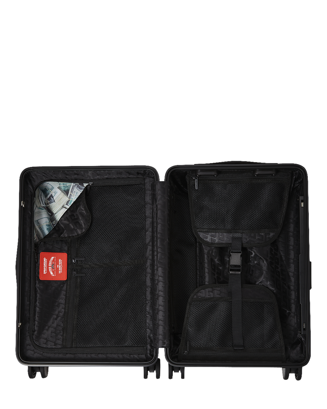 SPRAYGROUND® LUGGAGE SHARKS IN PARIS GRIN & GRIND FULL-SIZE LUGGAGE
