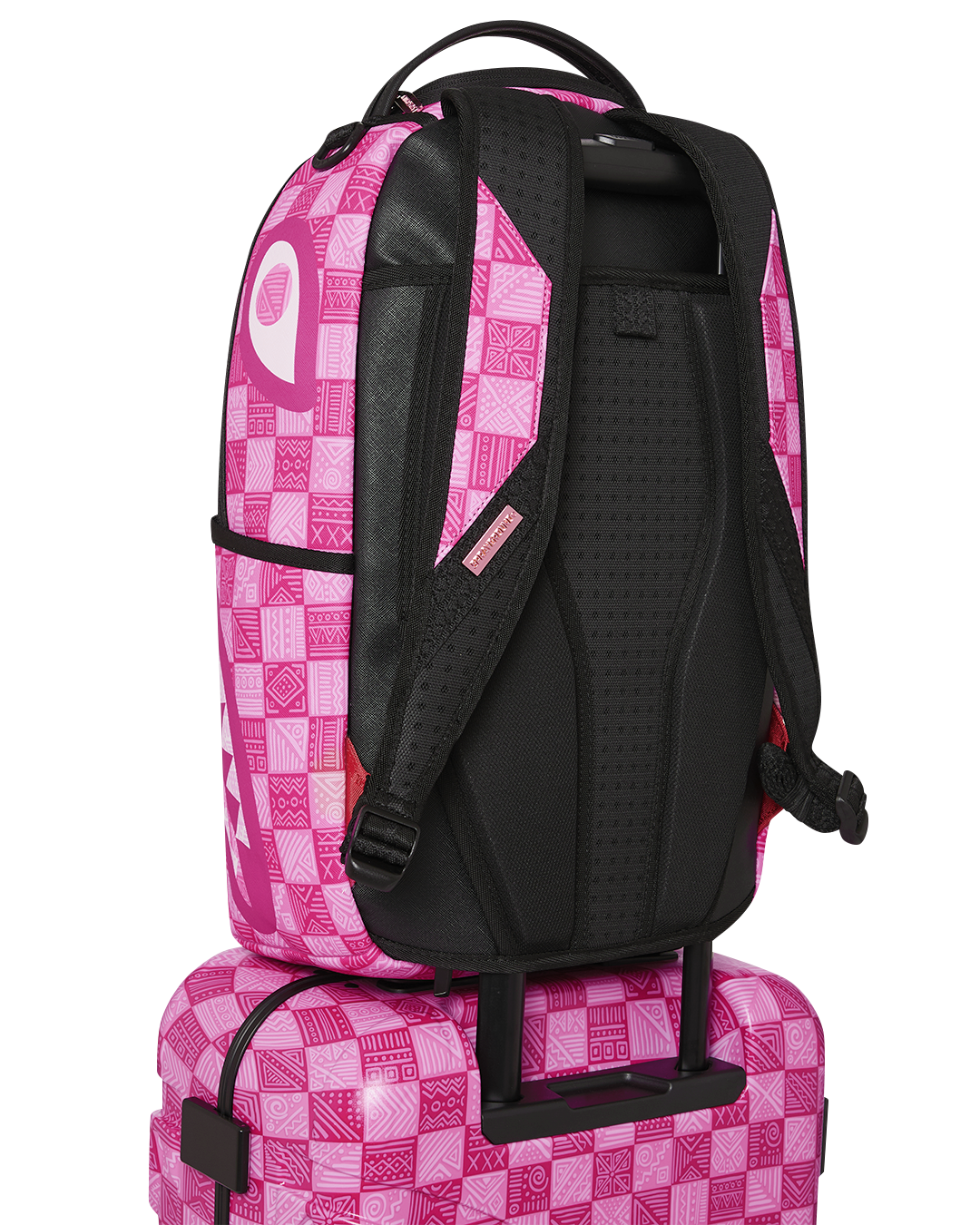 SPRAYGROUND® LUGGAGE A.I. AFRICAN INTELLIGENCE THE SUNSET RESET CARRY ON LUGGAGE - SANDFLOWER COLLAB