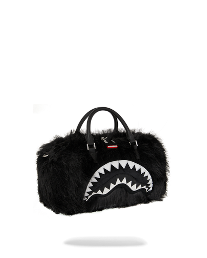 SPRAYGROUND® DUFFLE FUR CRAY BLACK MINI DUFFLE