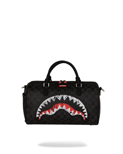 SPRAYGROUND® DUFFLE SCRIBBLE SHARK MINI DUFFLE