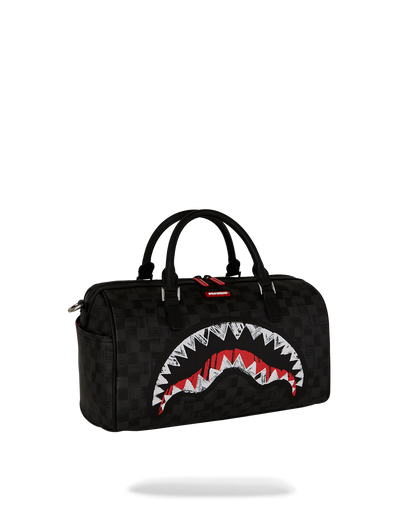 SPRAYGROUND® DUFFLE SCRIBBLE SHARK MINI DUFFLE