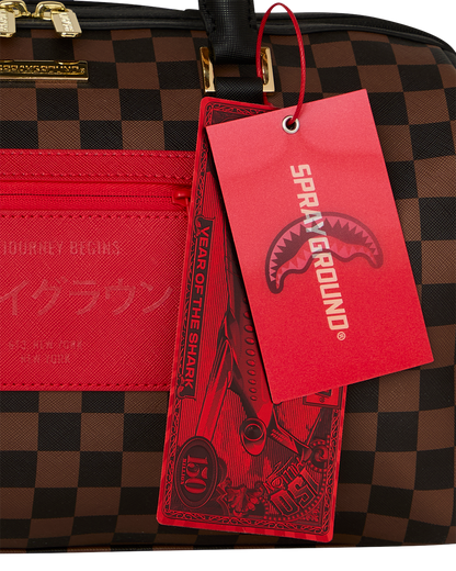 SPRAYGROUND® DUFFLE RED REDEMPTION MINI DUFFLE