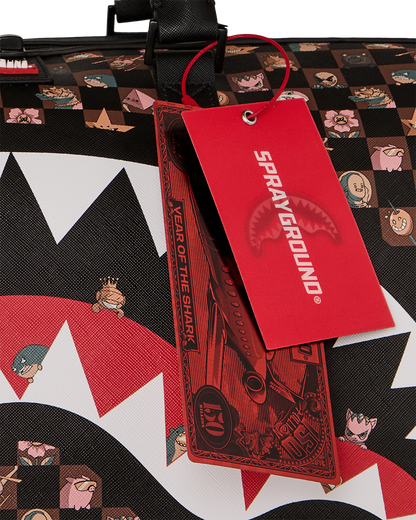 SPRAYGROUND® DUFFLE PEEKING CHARACTERS REMIX DUFFLE