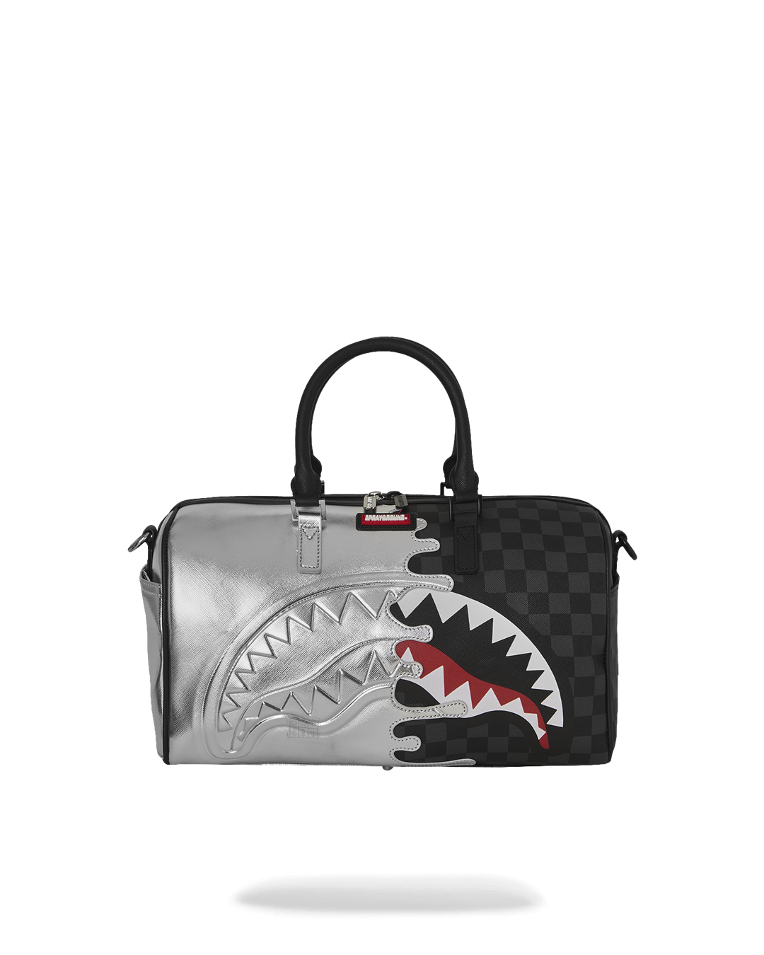 SPRAYGROUND® DUFFLE SILVER SIDE DRIP MINI DUFFLE