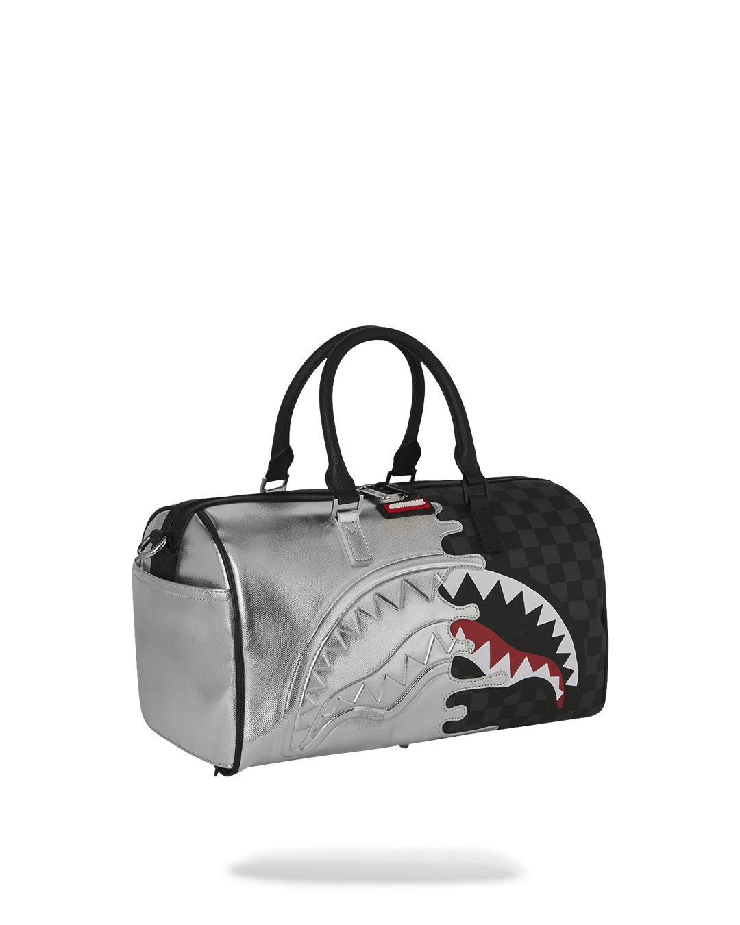 SPRAYGROUND® DUFFLE SILVER SIDE DRIP MINI DUFFLE