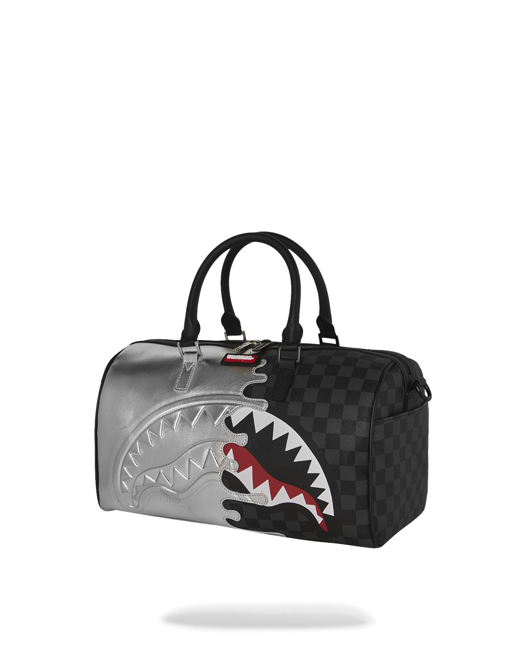 SPRAYGROUND® DUFFLE SILVER SIDE DRIP MINI DUFFLE