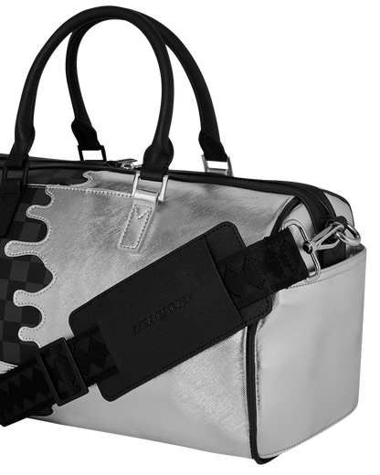 SPRAYGROUND® DUFFLE SILVER SIDE DRIP MINI DUFFLE
