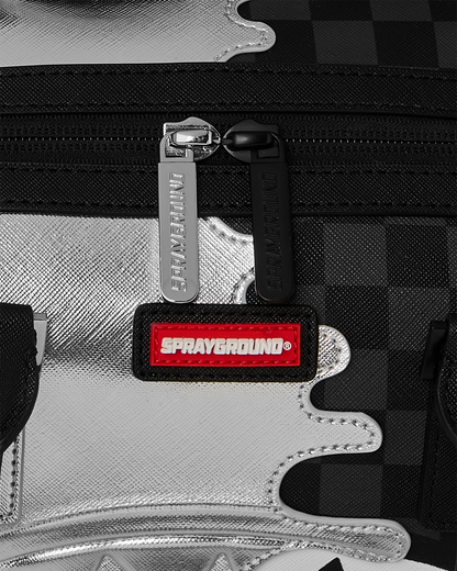 SPRAYGROUND® DUFFLE SILVER SIDE DRIP MINI DUFFLE