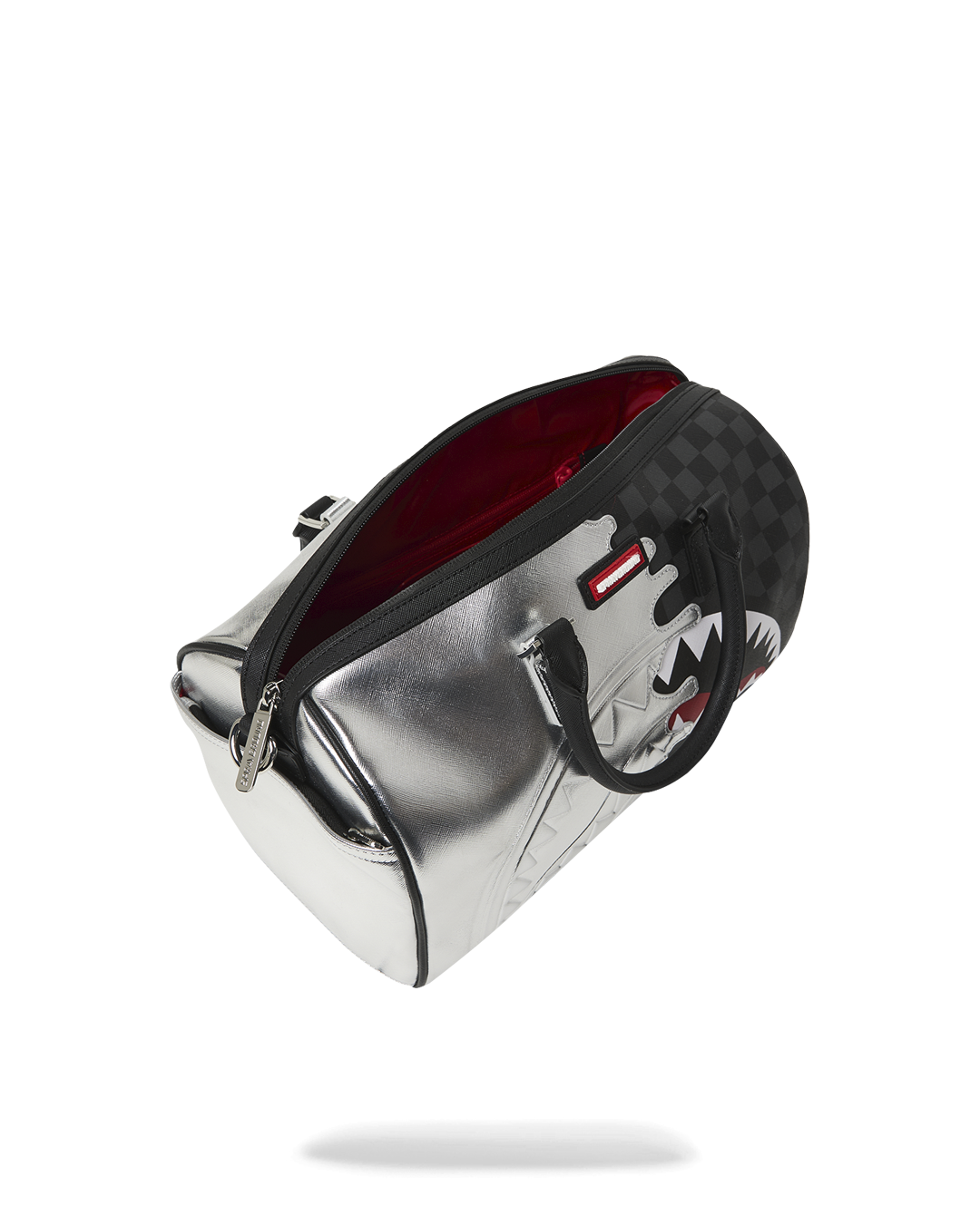 SPRAYGROUND® DUFFLE SILVER SIDE DRIP MINI DUFFLE