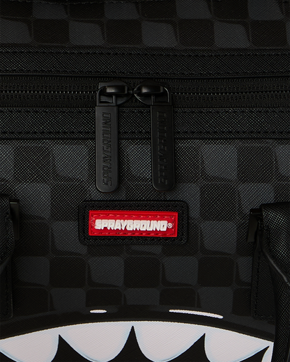 SPRAYGROUND® DUFFLE SHARKS IN PARIS BALLOON BLACK MINI DUFFLE