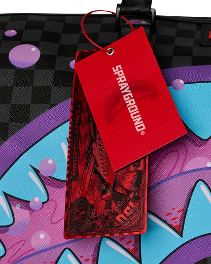 SPRAYGROUND® DUFFLE PURPLE SLIME TAKEOVER DUFFLE